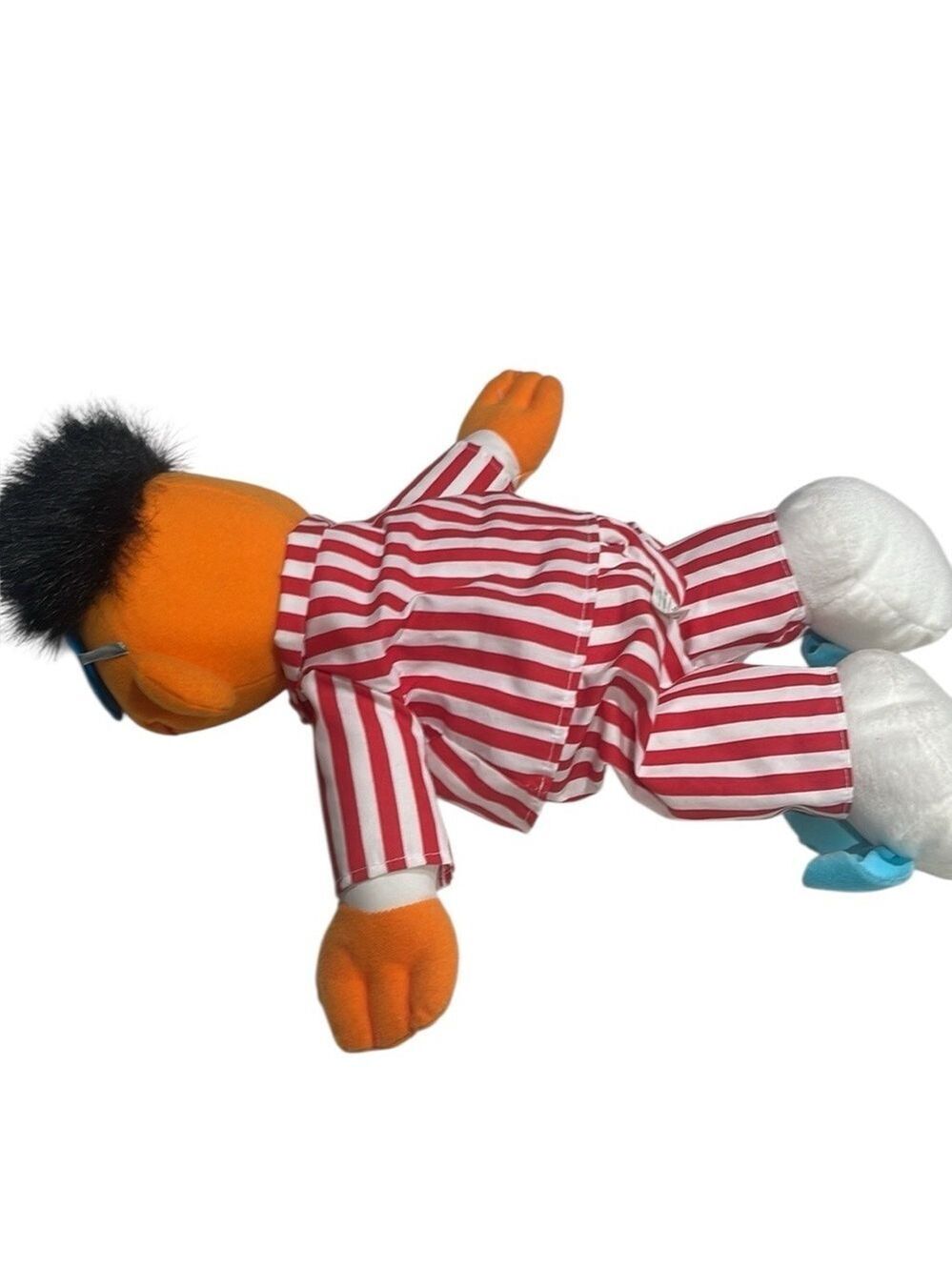 NWOB TYCO 1996 Sesame Street Sleep and Snore Ernie Talk and Sing Plush 18” - Picture 5 of 7